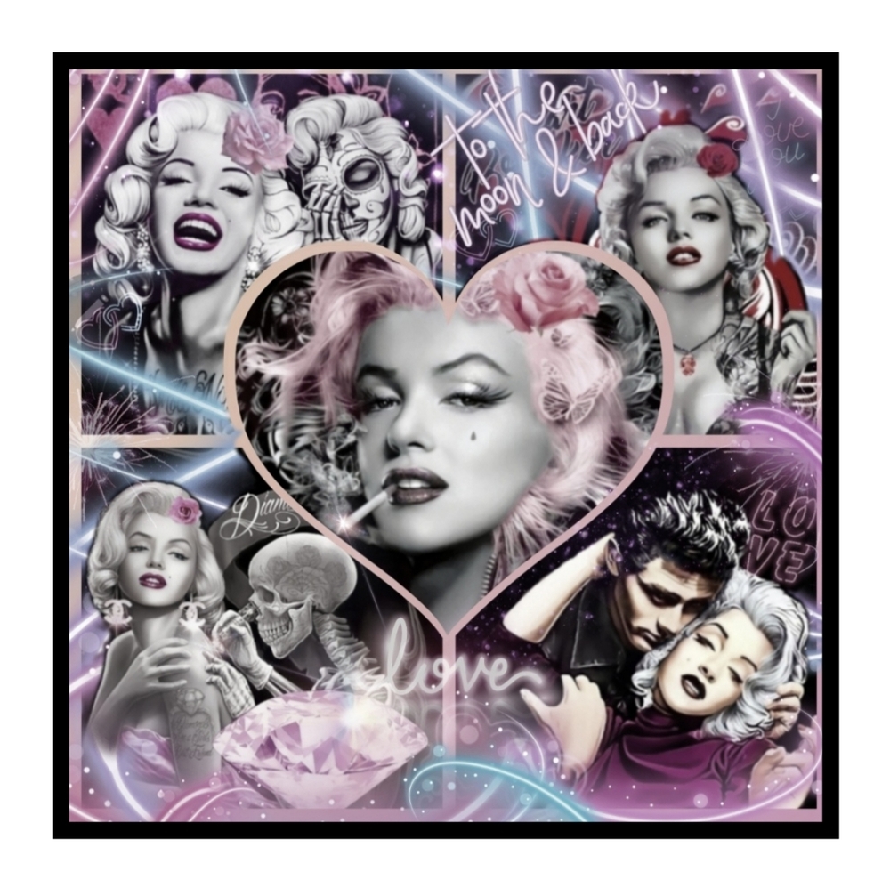 Marilyn Monroe 8 1/2"x11" Wall Art